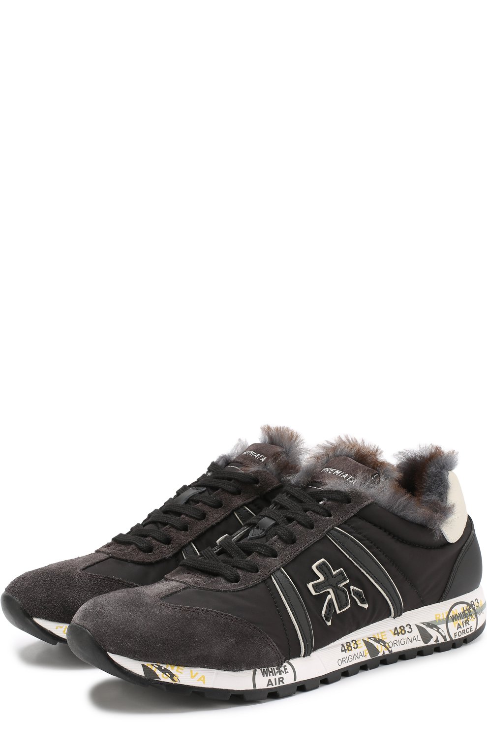 Комбинированные кроссовки lucy-d на шнуровке PREMIATA, арт. LUCY-D/VAR2623M, фото 1