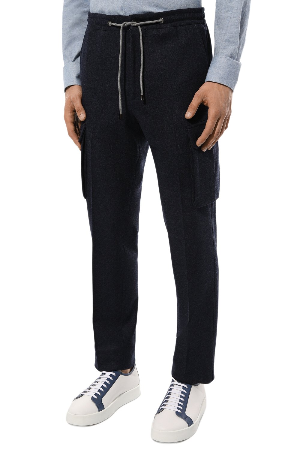 Шерстяные брюки-карго CORNELIANI, арт. 924L14-3818801, фото 3