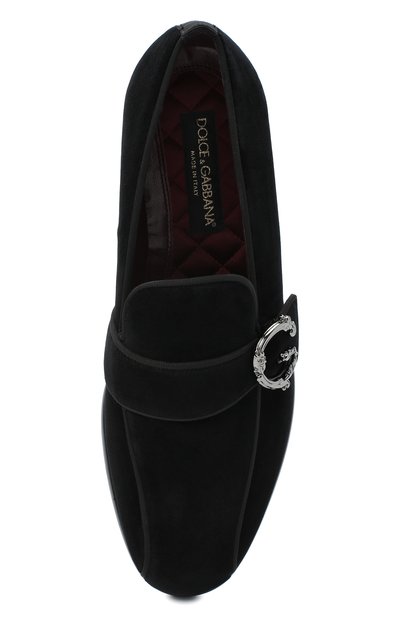 Замшевые лоферы DOLCE & GABBANA, а рт. A50411/A6808, фото 5