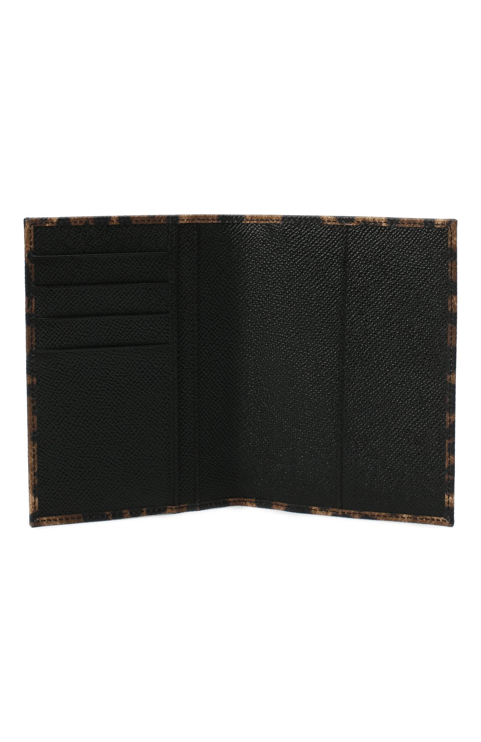 Кожаная обложка для паспорта с леопардовым принтом DOLCE & GABBANA, арт. BI2215/AI915, фото 3