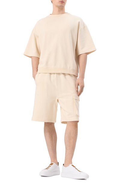 Футболка из хлопка и шелка KITON, арт. UMM063108, фото 2