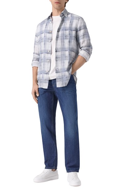 Льняная рубашка KITON, арт. UMCNERH0924406, фото 2