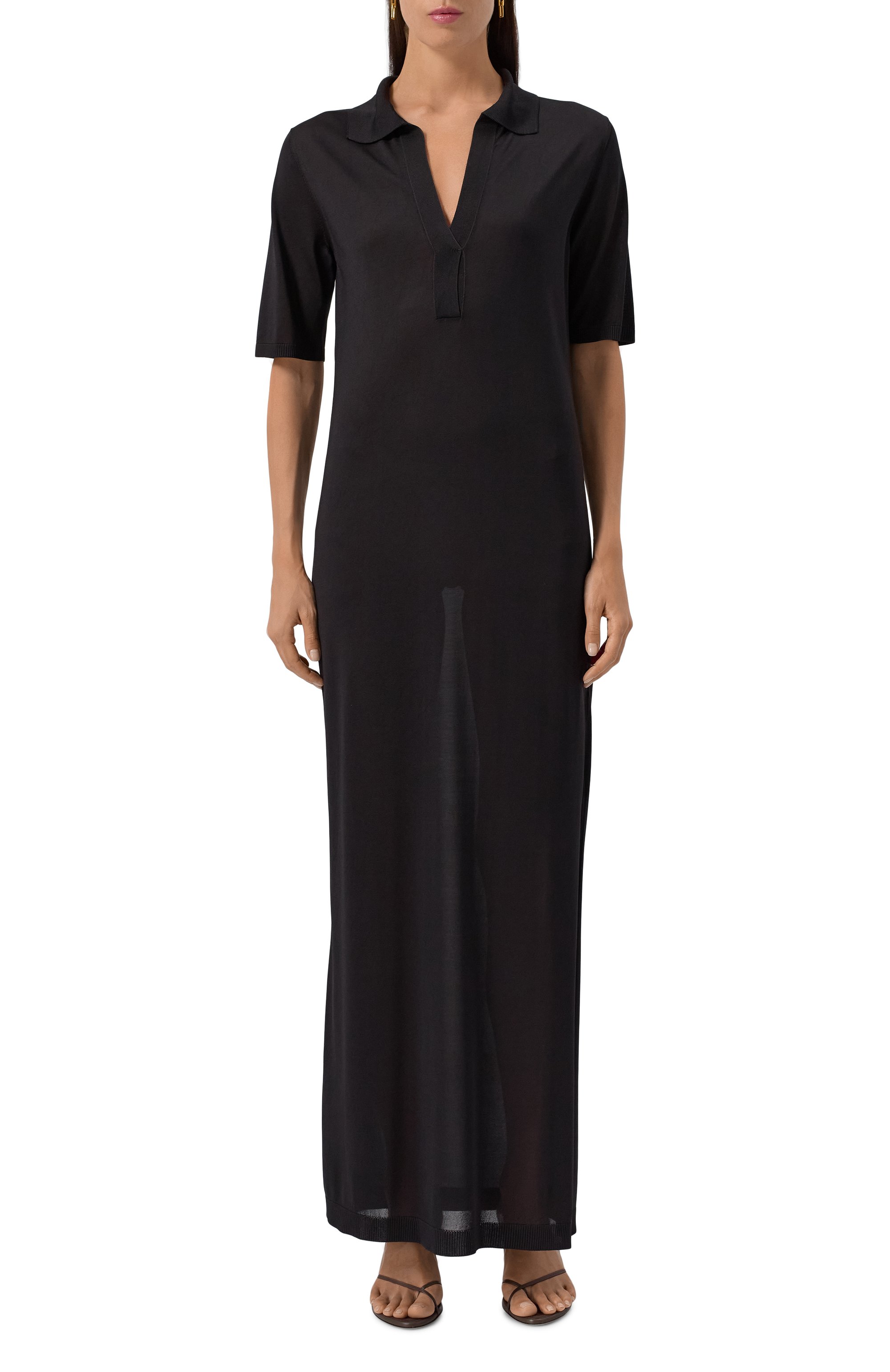 Шелковое платье MVST черного цвета по цене 218500 руб., арт. AH16/7669, фото 3 Шелковое платье MVST, арт. AH16/7669, фото 3