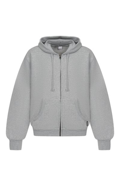 Мужского хлопковая толстовка ГОША РУБЧИНСКИЙ, арт. HD_0201_GREY_MELANGE