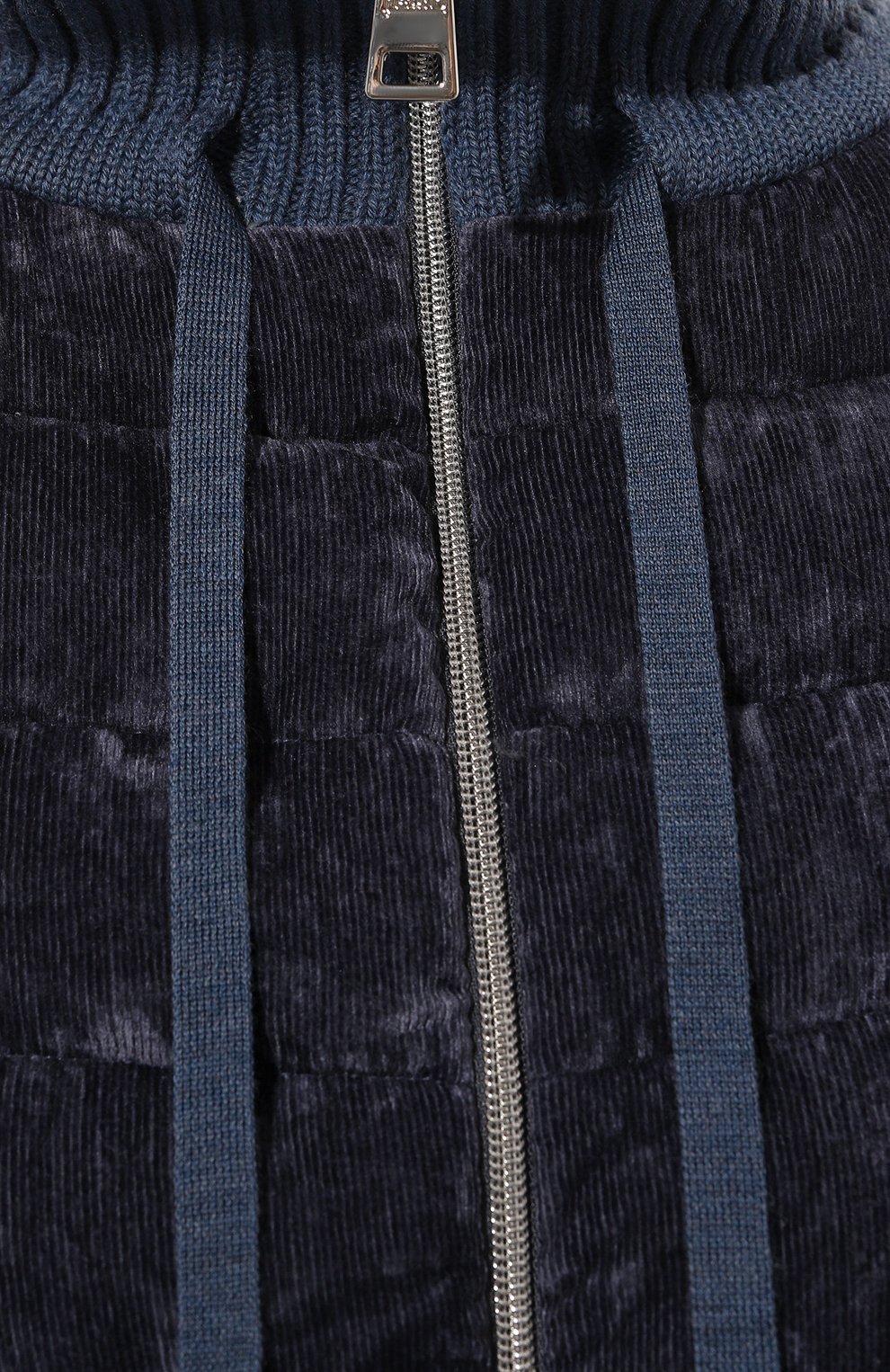 Пуховая куртка из вельвета HERNO темно-синего цвета по цене 87550 руб., арт. PI00125DR/12631, фото 5 Пуховая куртка из вельвета HERNO, арт. PI00125DR/12631, фото 5