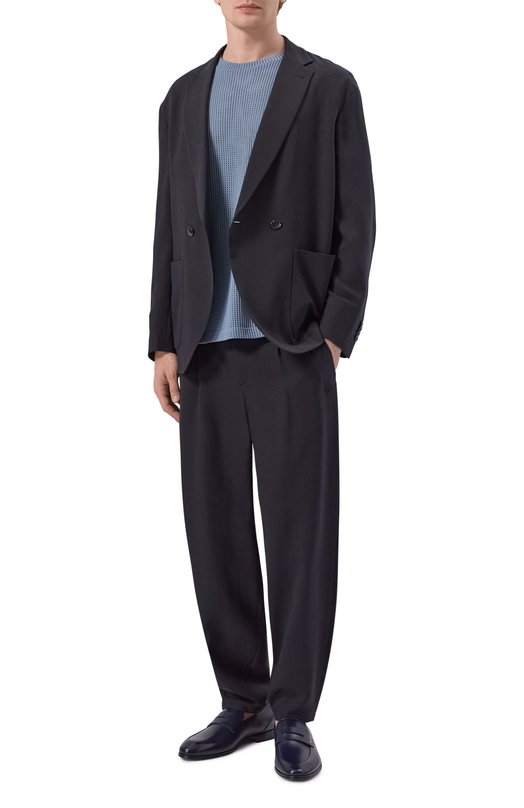 Шелковые брюки Giorgio Armani GM003229/TE20294 Чёрный  GM003229/TE20294 Фото 2
