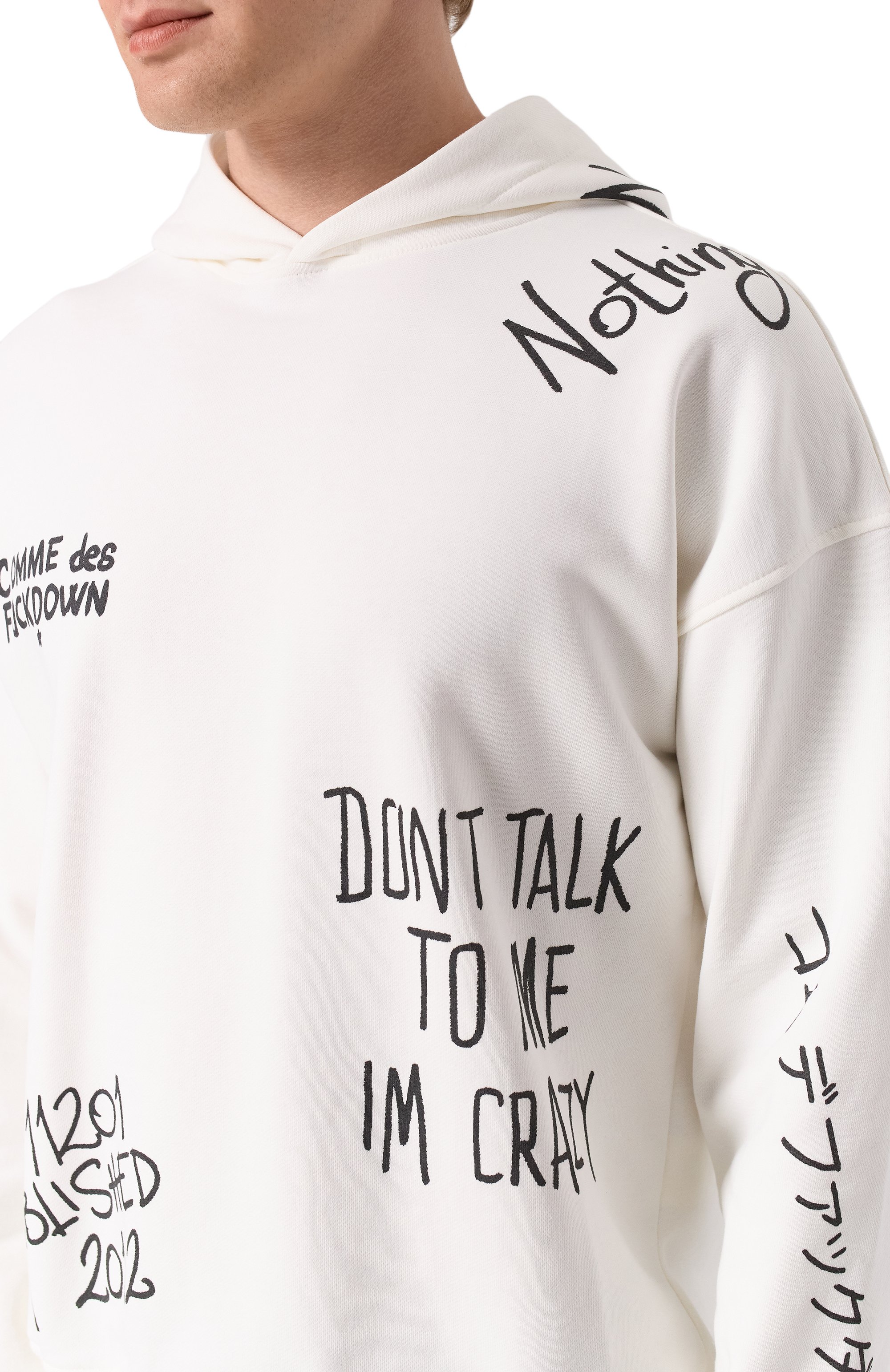 Хлопковое худи COMME DES FUCKDOWN, арт. CFABM01550, фото 5