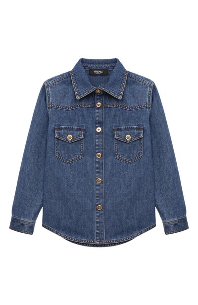 Джинсовая рубашка VERSACE, арт. 1015322/1A11419/8-14