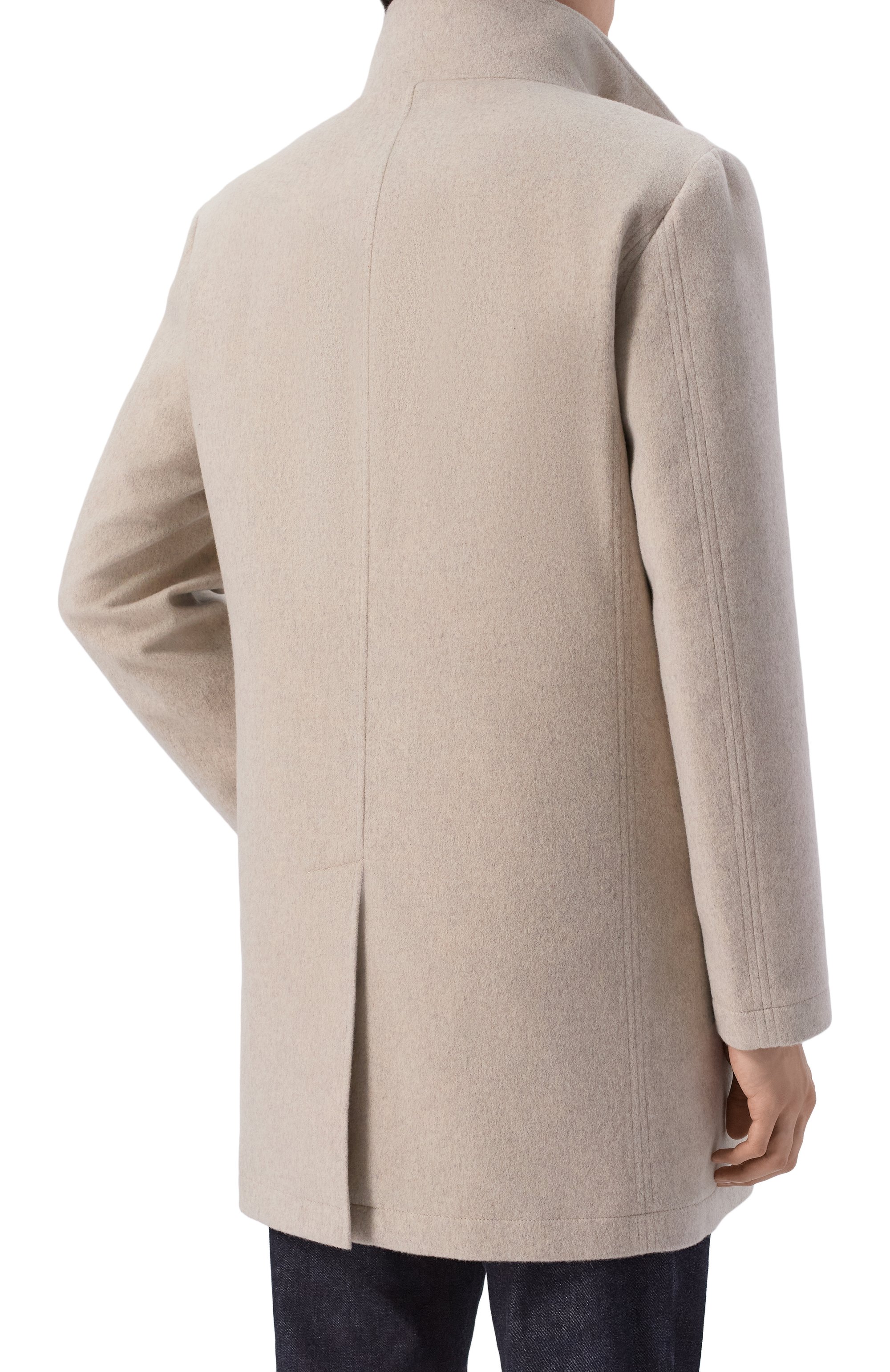 Пальто из кашемира и шерсти KITON, арт. UW2516CV0462L, фото 4