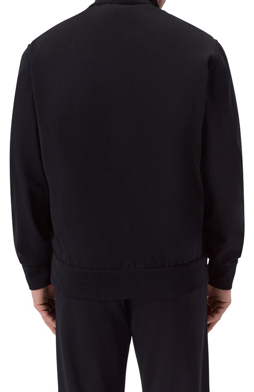 Спортивный костюм из хлопка и шерсти Kiton UMJ002402 Чёрный  UMJ002402 Фото 3