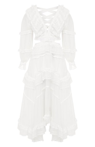 Женское шелковое платье ZIMMERMANN, арт. 6497DSUR