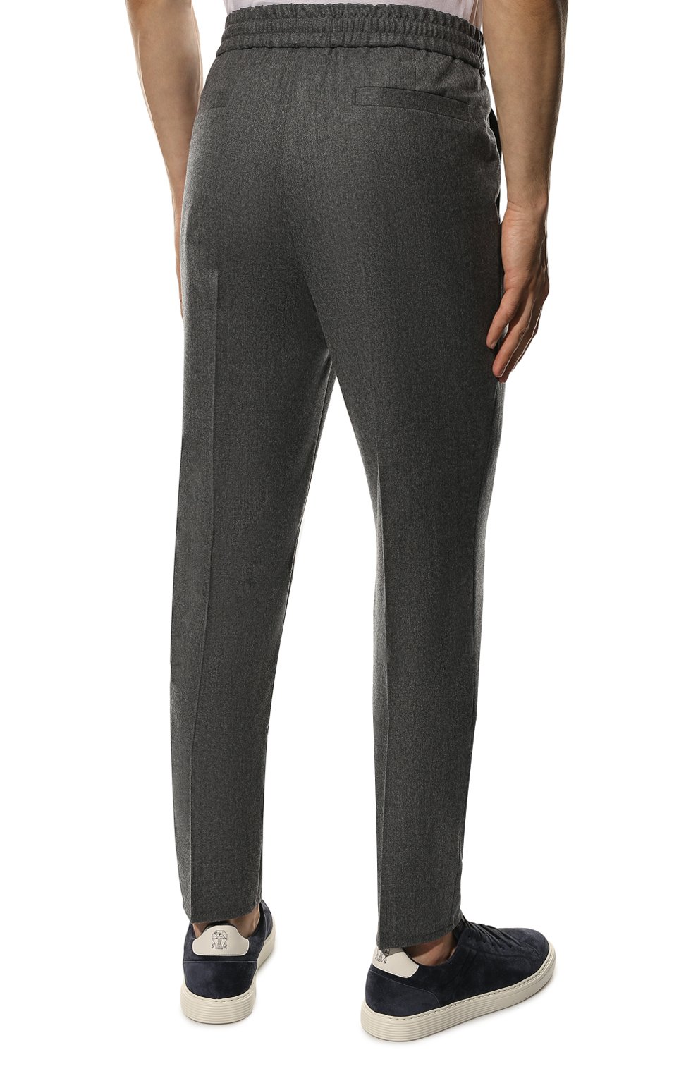 Шерстяные брюки BRUNELLO CUCINELLI, арт. ME226E1740, фото 4