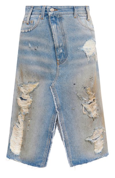 Женская джинсовая юбка MM6, арт. S62MI0034/M30018