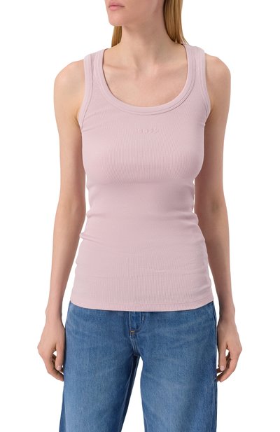 Хлопковая майка BOSS ORANGE, арт. 50504245, фото 3