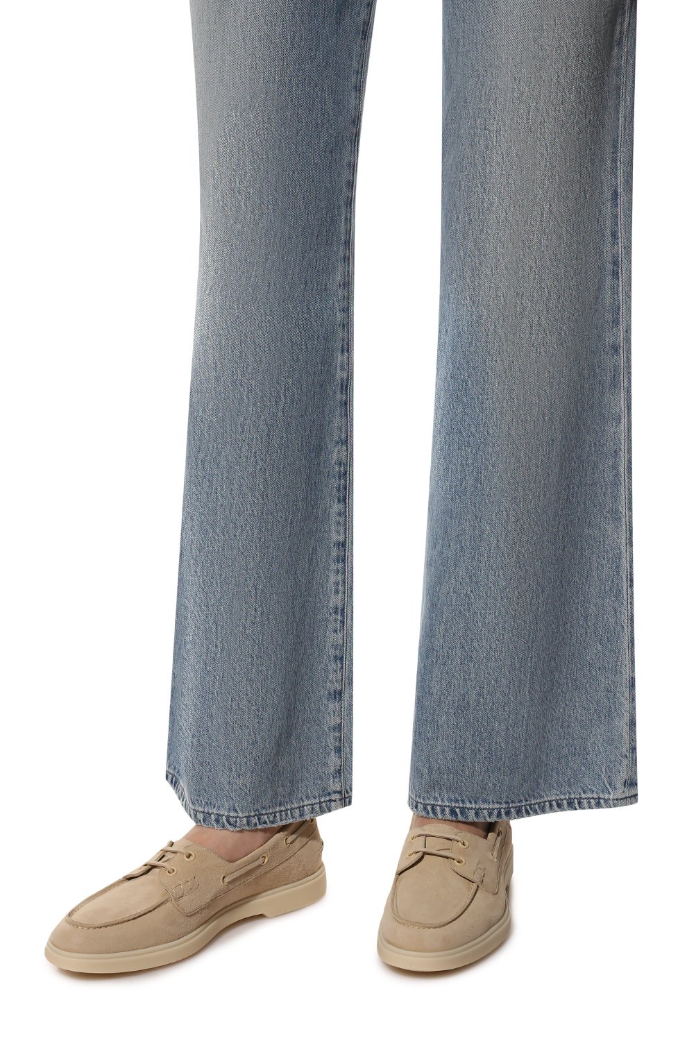 Замшевые лоферы SANTONI, арт. WUYA59940TISNLH0E40, фото 3