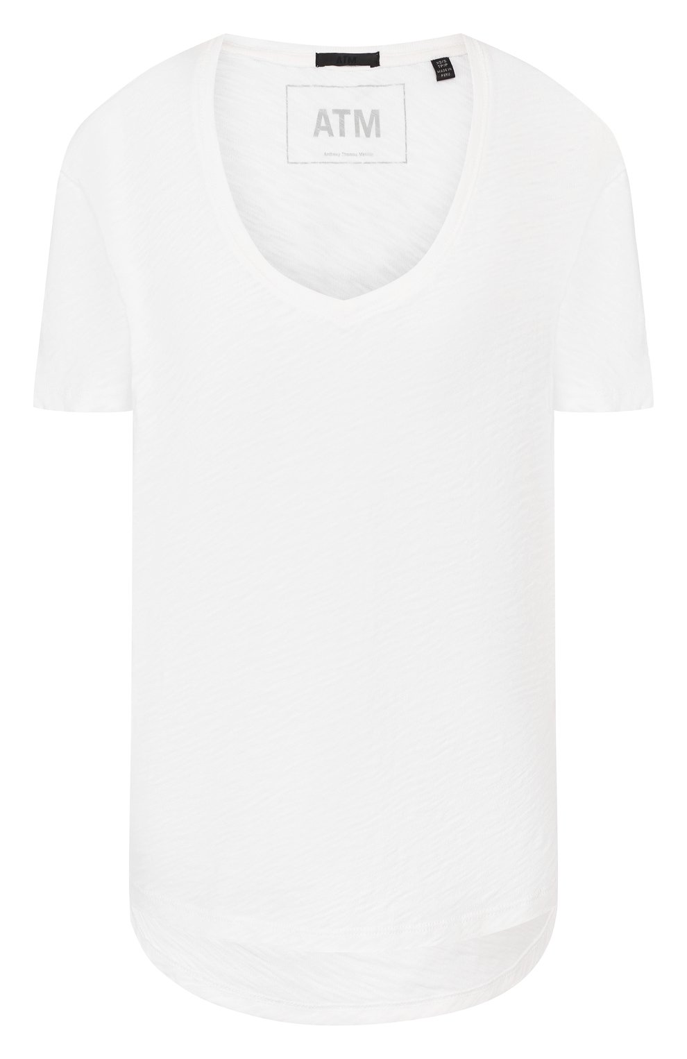 Хлопковая футболка ATM ANTHONY THOMAS MELILLO, арт. AW1210-FK, фото 1