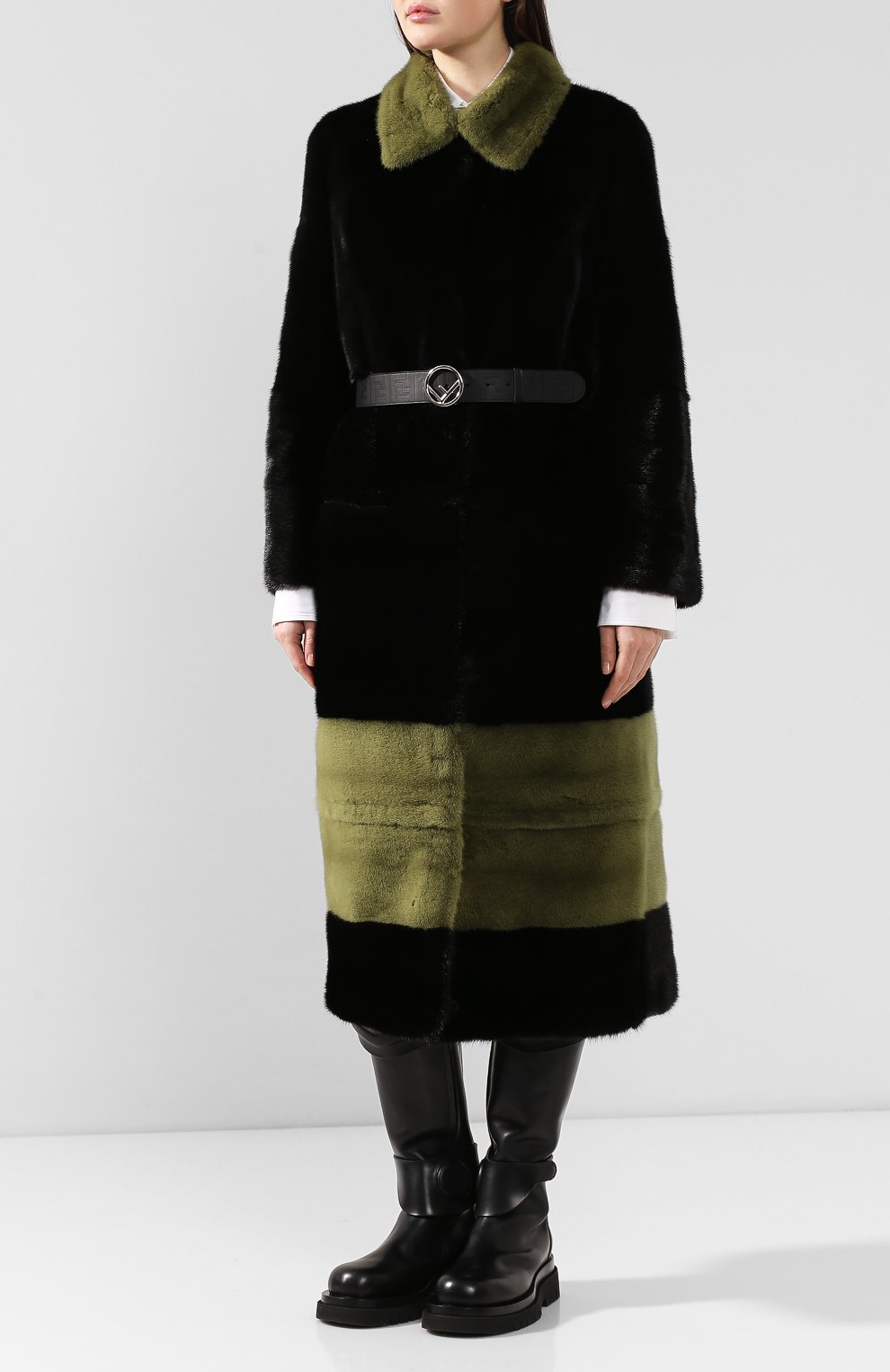 Шуба из меха норки FENDI, арт. FNF70H XP0, фото 3