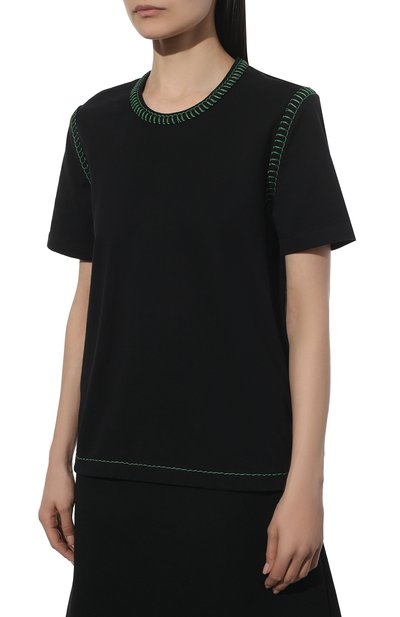 Хлопковая футболка BOTTEGA VENETA, арт. 690713/V1P70, фото 3