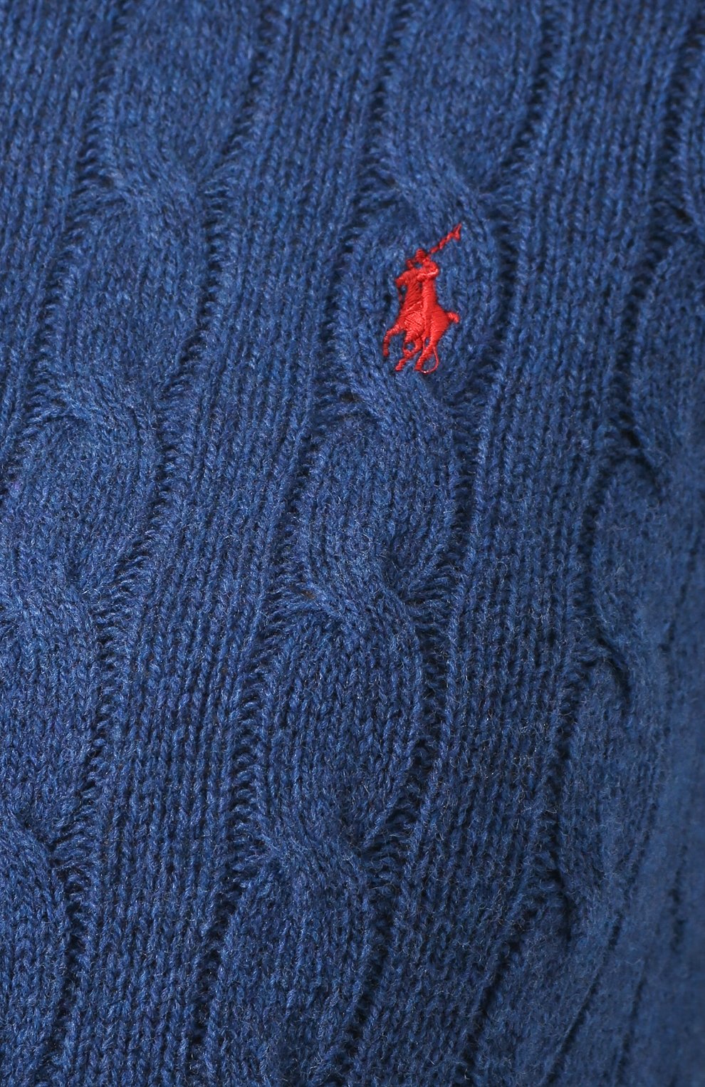 Шерстяной пуловер POLO RALPH LAUREN синего цвета по цене 21800 руб., арт. 211525764, фото 5 Шерстяной пуловер POLO RALPH LAUREN, арт. 211525764, фото 5