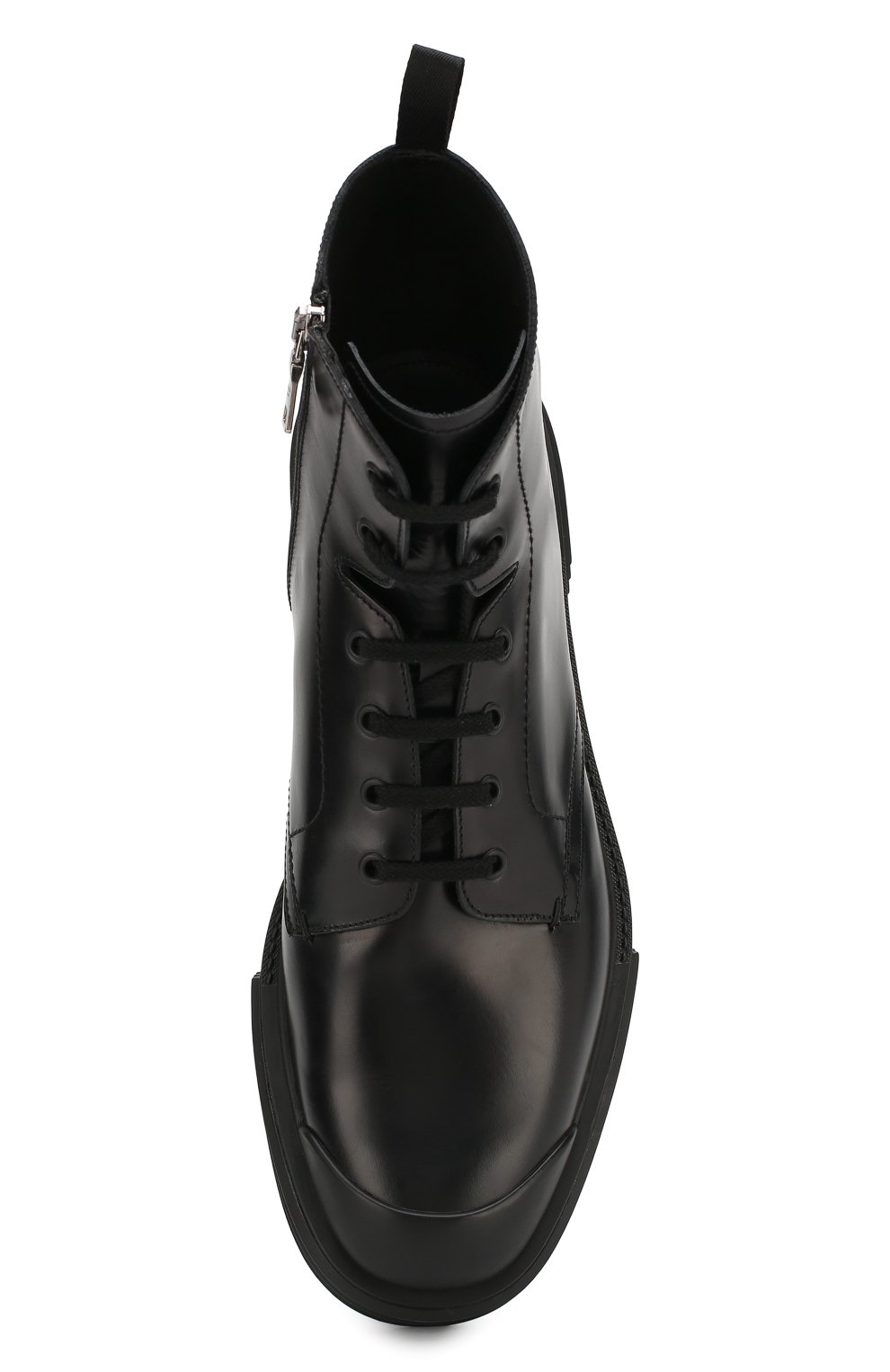 Кожаные ботинки PRADA черного цвета по цене 85000 руб., арт. 2TE129-ZJY-F0002, фото 5 Кожаные ботинки PRADA, арт. 2TE129-ZJY-F0002, фото 5