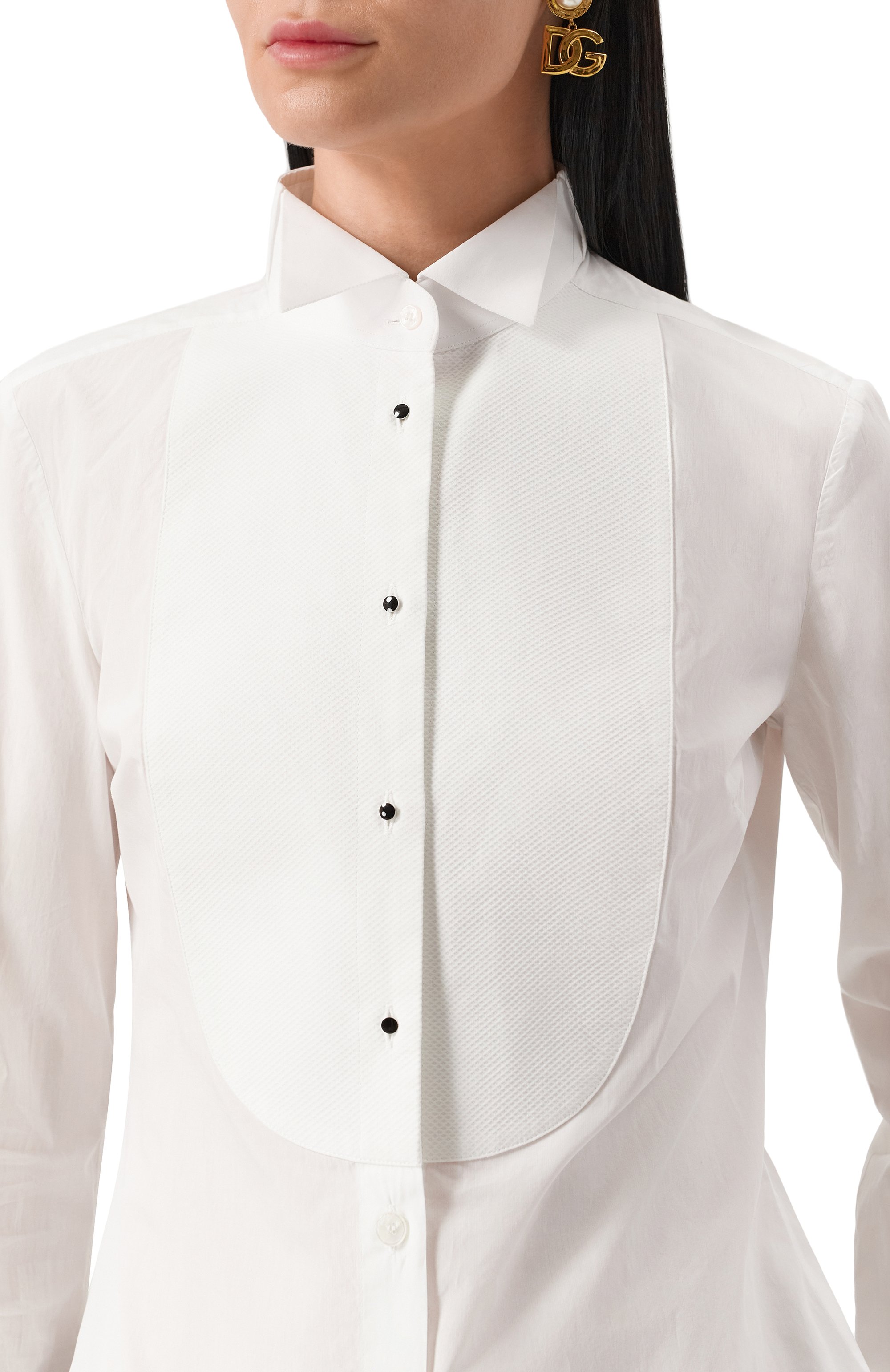 Хлопковая рубашка DOLCE & GABBANA, арт. F5S88T/GDCPJ, фото 5