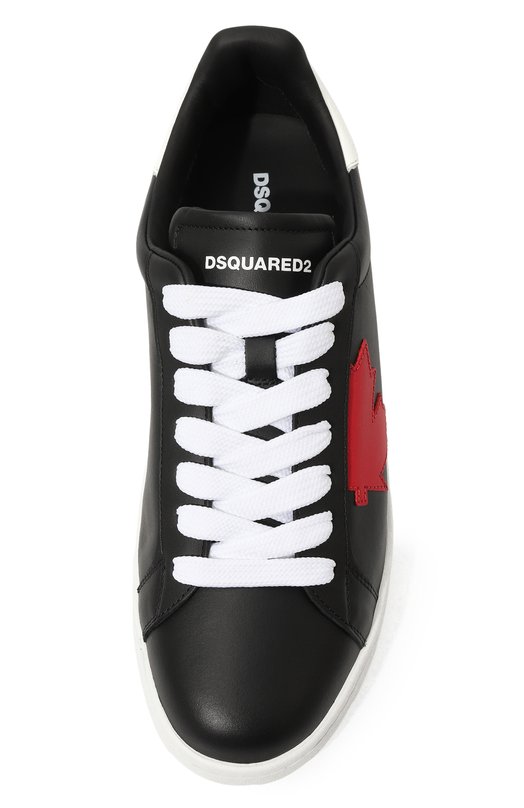 фото Кожаные кеды boxer dsquared2