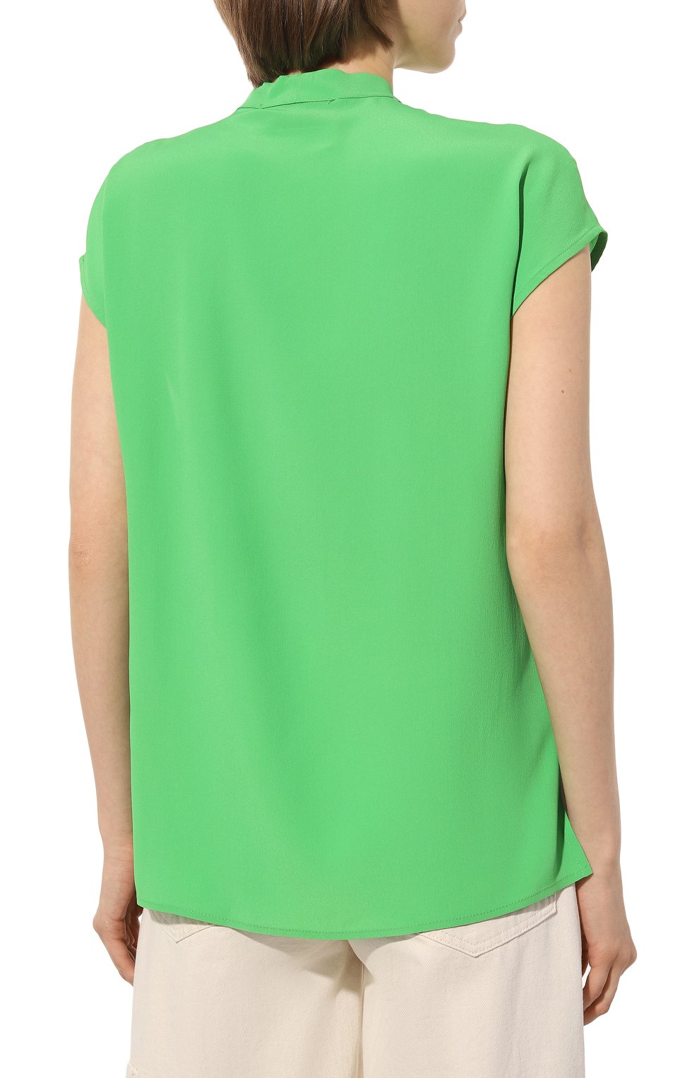 Блузка BEATRICE .B зеленого цвета по цене 22350 руб., арт. 23FE4993T0RRE, фото 4 Блузка BEATRICE .B, арт. 23FE4993T0RRE, фото 4
