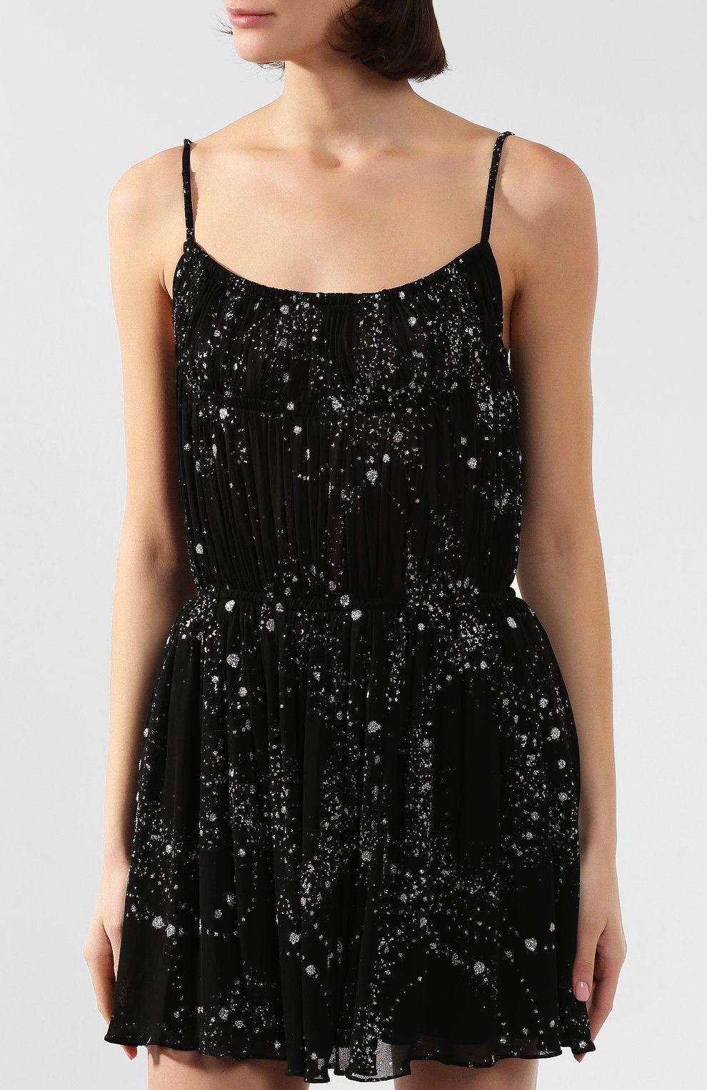 Платье из вискозы SAINT LAURENT, арт. 601514/YBP02, фото 3