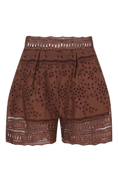 Женские хлопковые шорты ERMANNO SCERVINO, арт. D464P602RXT