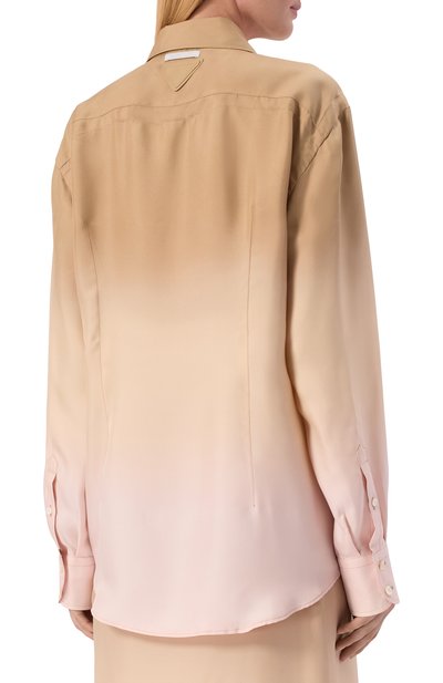 Шелковая рубашка PRADA, арт. P413H/14J3, фото 4