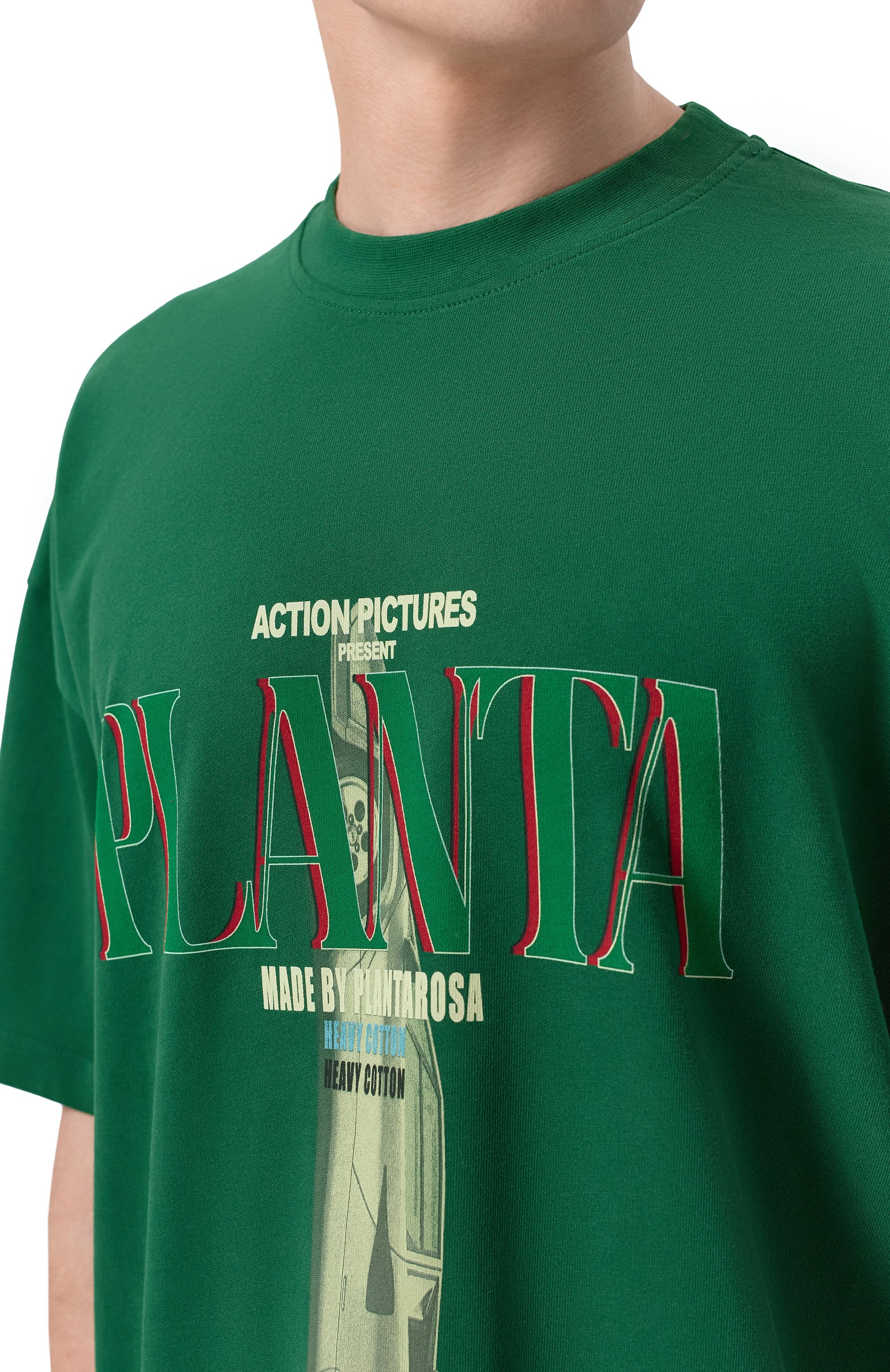 Хлопковая футболка PLANTA ROSA, арт. PR/T01/PITSTOP-NOIR/220VELVET, фото 6