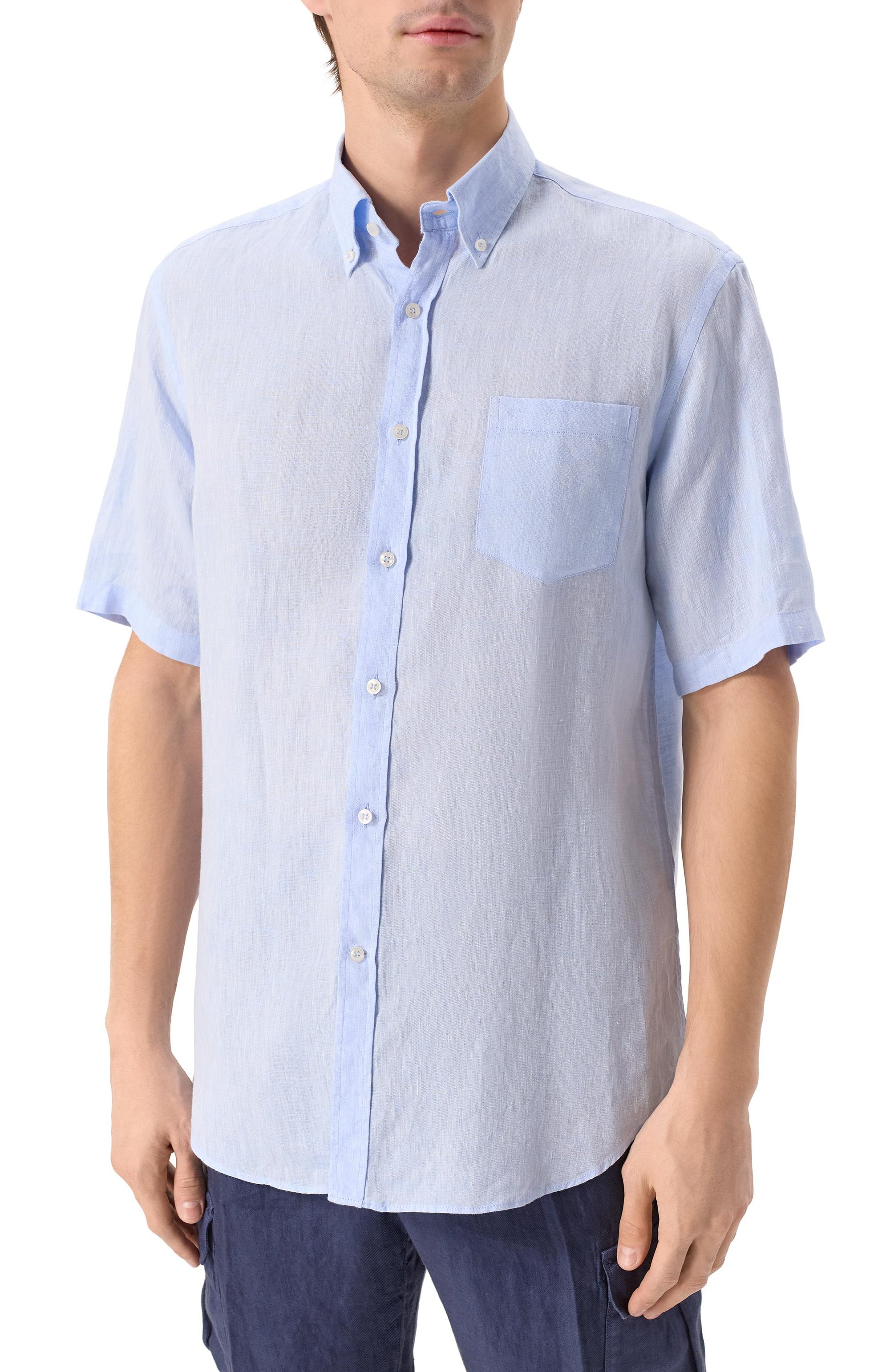 Льняная рубашка PAUL&SHARK, арт. 25413007/50, фото 3