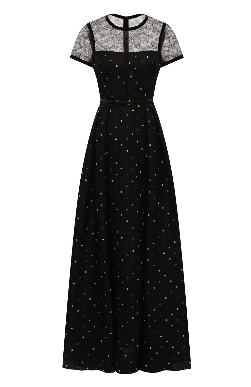 Платье из шелка и вискозы ELIE SAAB черного цвета по цене 1035000 руб., арт. 8268, фото 1 Платье из шелка и вискозы ELIE SAAB, арт. 8268, фото 1