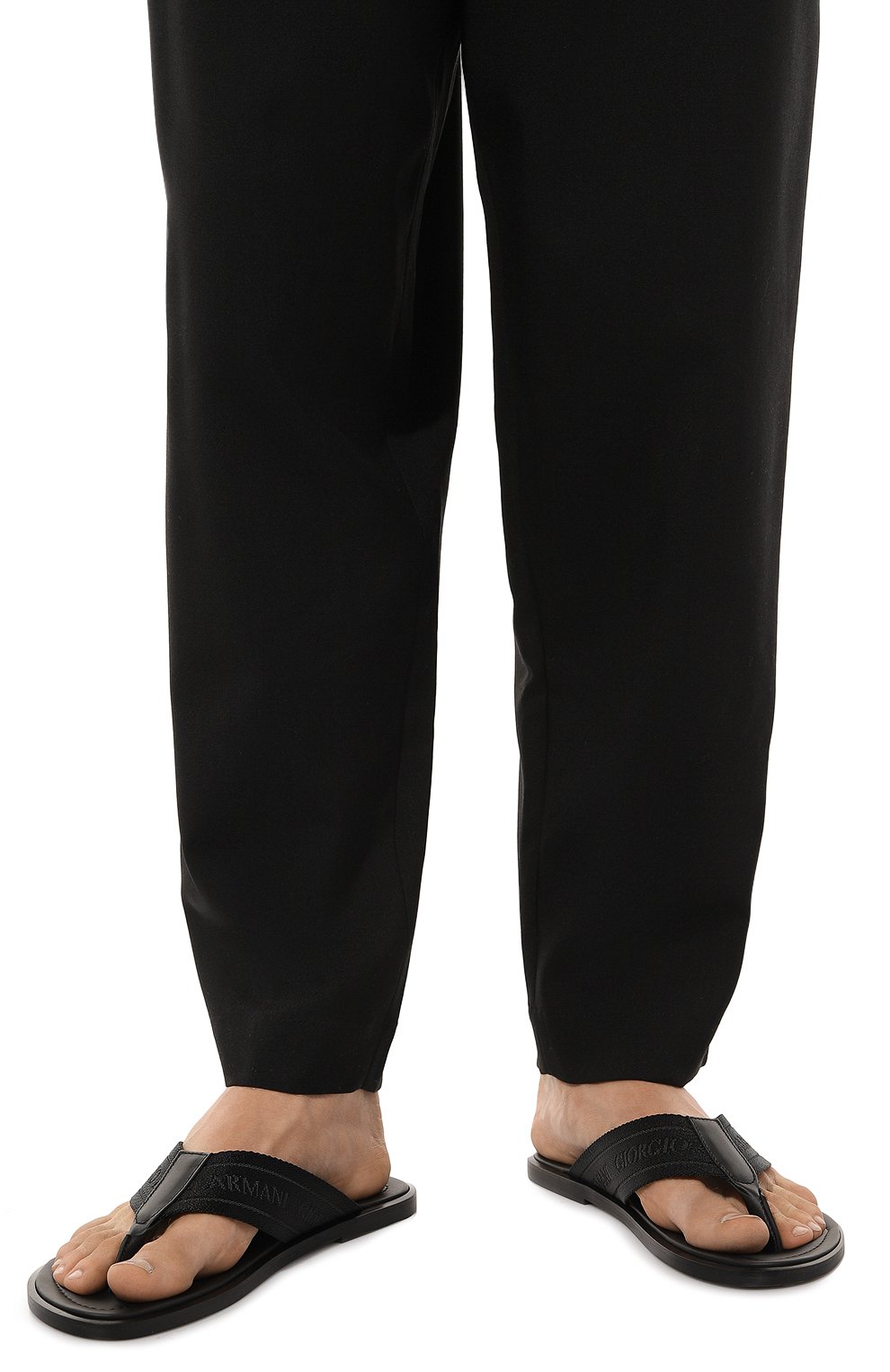 Комбинированные шлепанцы GIORGIO ARMANI, арт. X2P089/XN159, фото 3