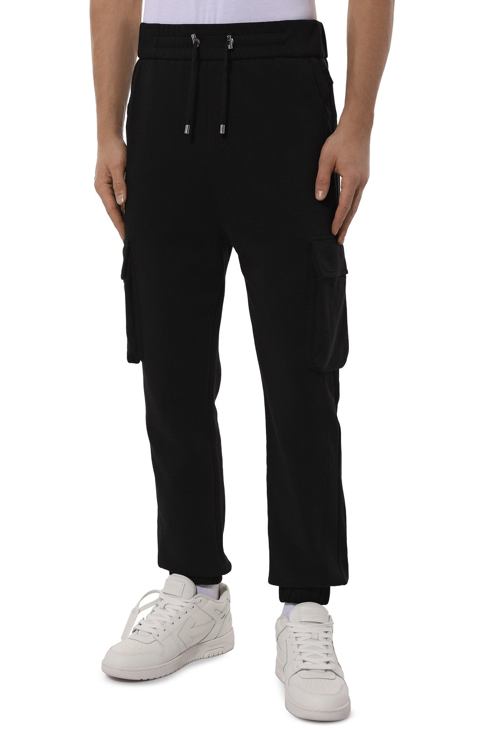 Хлопковые джоггеры BALMAIN, арт. CH10B295/BC64, фото 3