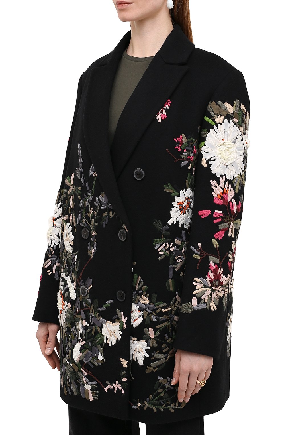 Пальто из шерсти и кашемира VALENTINO, арт. XB3CA6376JA, фото 3