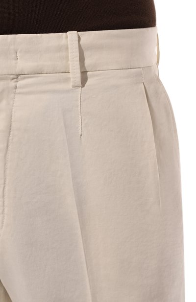 Шорты из хлопка и льна ZEGNA, арт. UDI37A7/TB05, фото 5