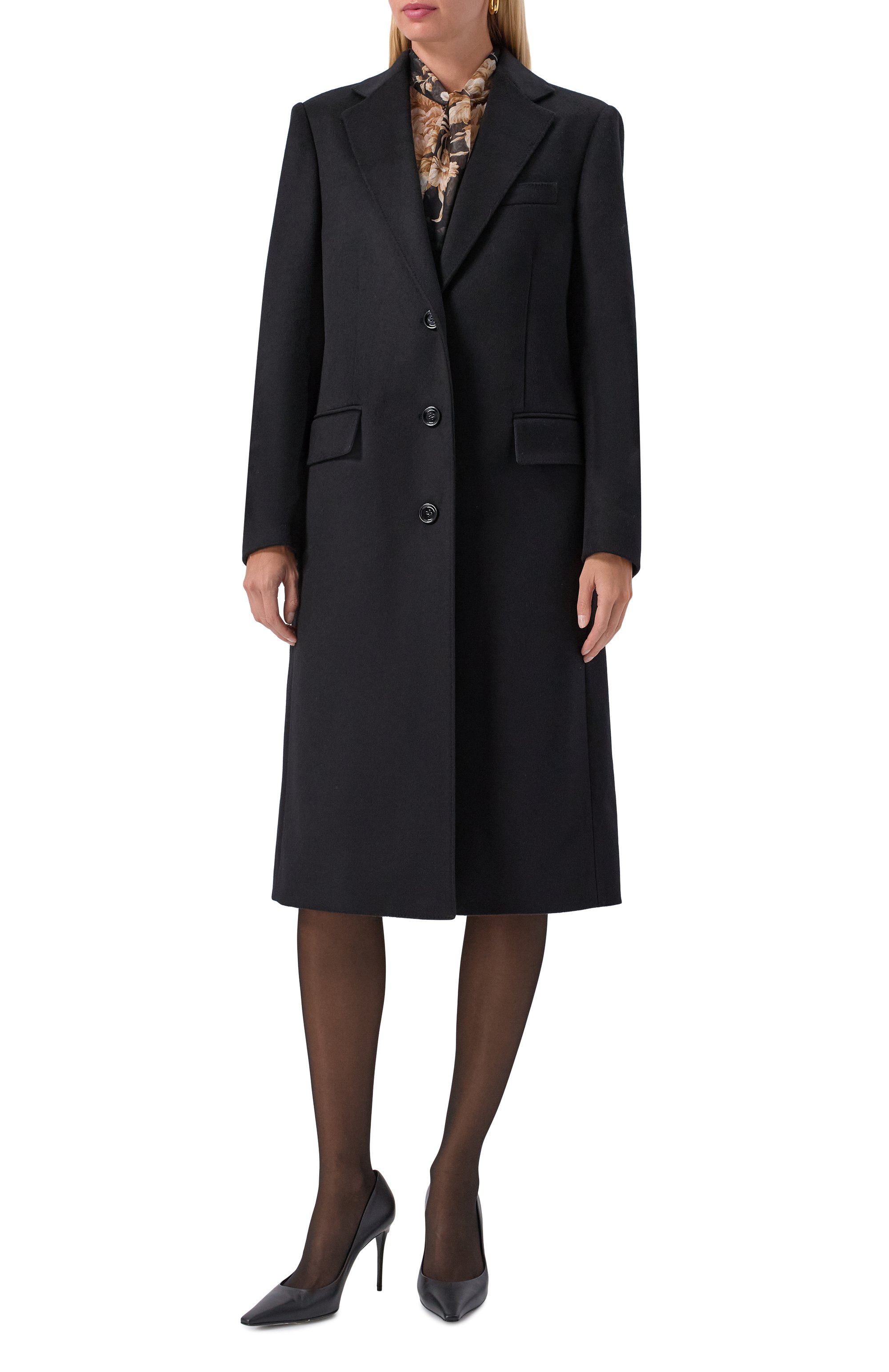 Пальто из шерсти и вискозы DOLCE & GABBANA, арт. F0W3AT/GDDC1, фото 3