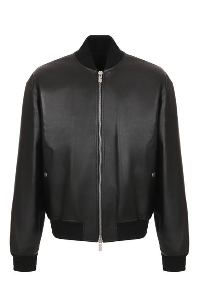 Мужской кожаный бомбер BURBERRY, арт. 8091757