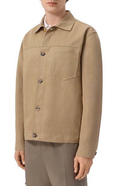Льняная куртка MVST, арт. M26.2PM.J008/F102 LINEN DENIM, фото 3