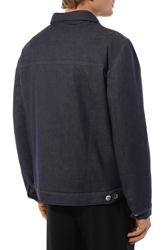 Джинсовая куртка Brunello Cucinelli MY4466880 Синий  MY4466880 Фото 4