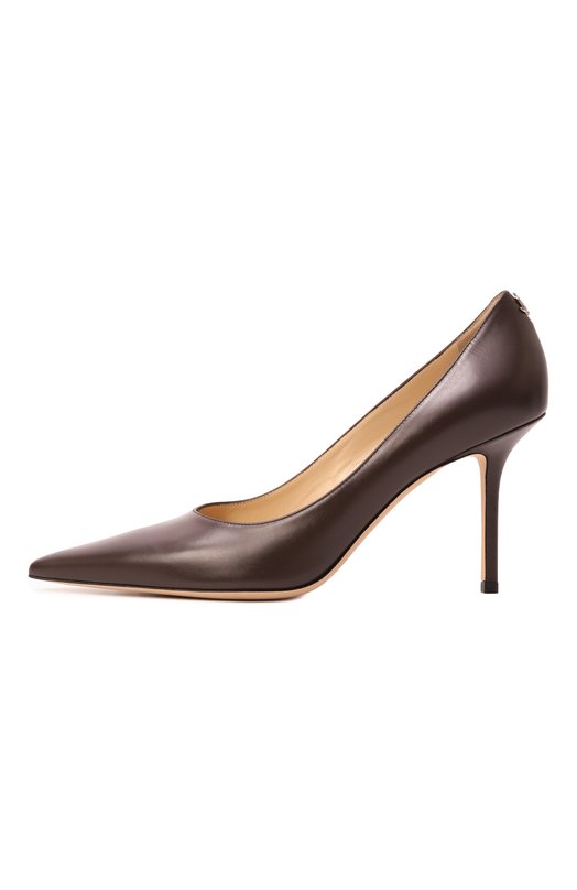 Кожаные туфли Love 85 Jimmy Choo L0VE 85/PWJ Коричневый  L0VE 85/PWJ Фото 4