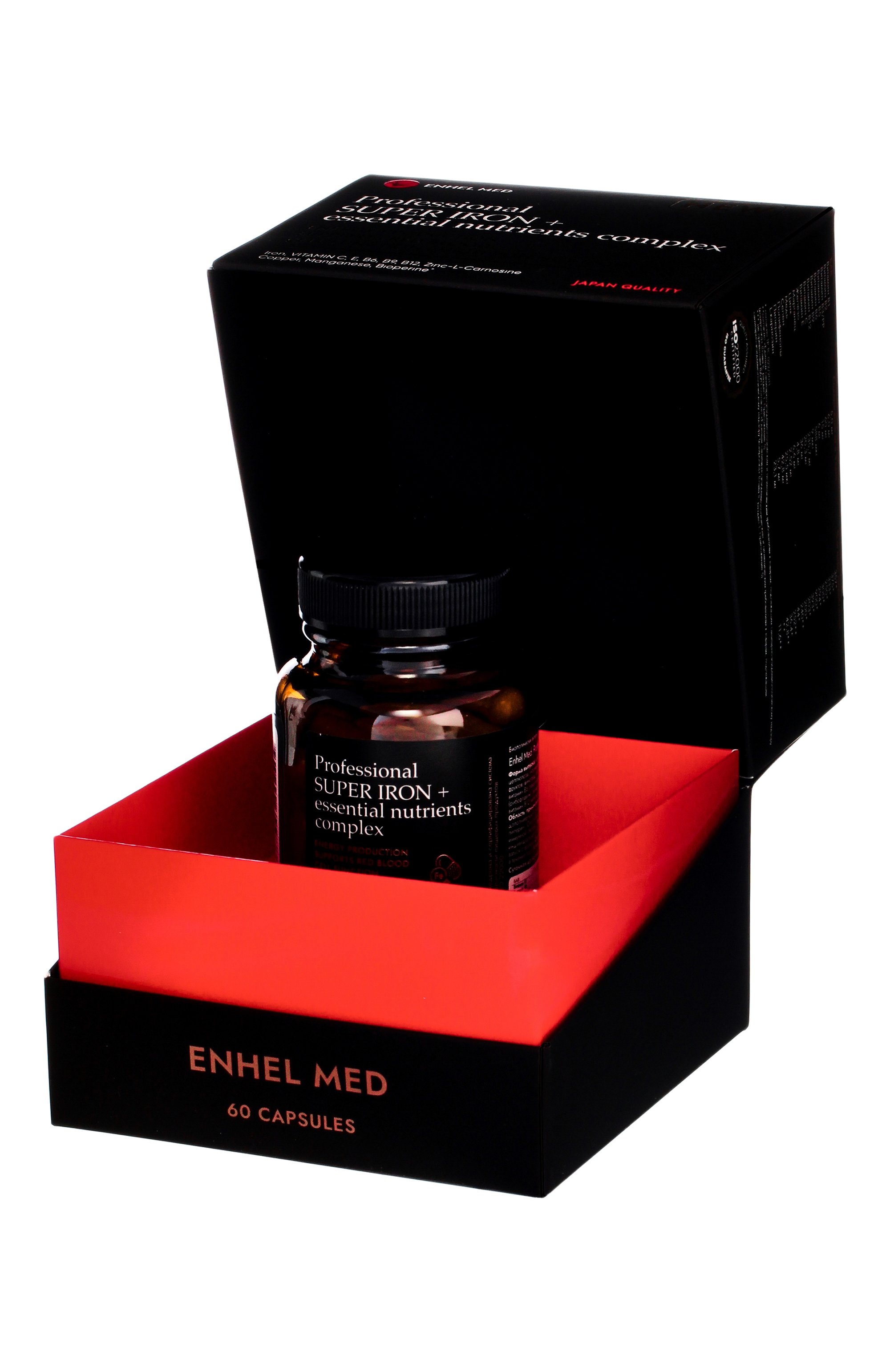 Профессиональный комплекс "супер железо с витаминами" (60шт.) ENHEL BEAUTY, арт. 4603744792888, фото 2