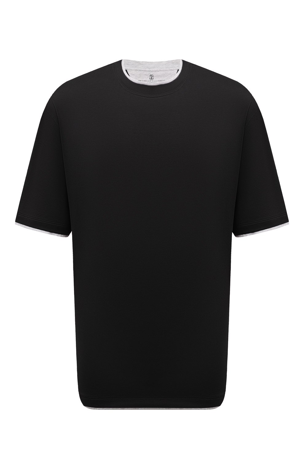 Хлопковая футболка BRUNELLO CUCINELLI, арт. M0B137427W, фото 1