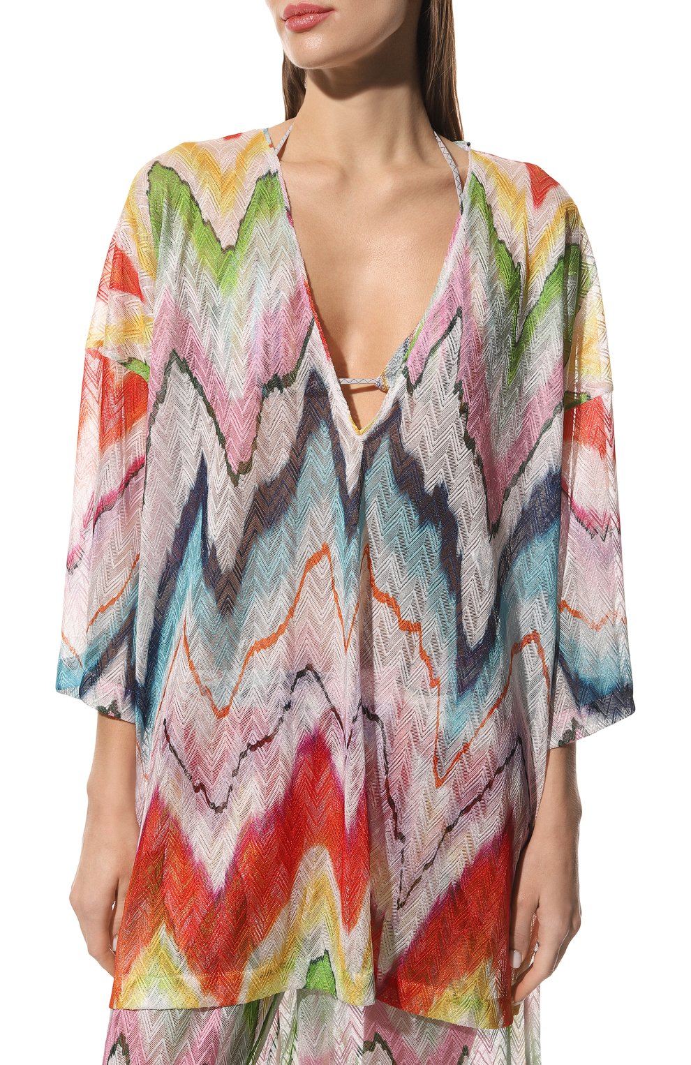 Туника MISSONI разноцветного цвета по цене 78050 руб., арт. MS22SQ06/BR00H1, фото 3 Туника MISSONI, арт. MS22SQ06/BR00H1, фото 3