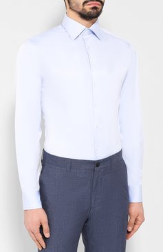 Хлопковая сорочка с воротником кент GIORGIO ARMANI, арт. 8WGCCZMR/TZ262, фото 3