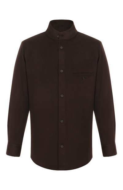 Мужская рубашка из шерсти и кашемира EMPORIO ARMANI, арт. EM004176/AF17835