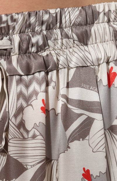 Брюки из хлопка и шелка FREEAGE бежевого цвета по цене 69080 руб., арт. WW25.PT114M.6001.130, фото 5 Брюки из хлопка и шелка FREEAGE, арт. WW25.PT114M.6001.130, фото 5