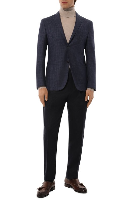Шерстяной пиджак Corneliani 946002-9416454 Синий  946002-9416454 Фото 2