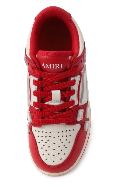 Кожаные кеды skel-top AMIRI, арт. AKF0SR1019, фото 4